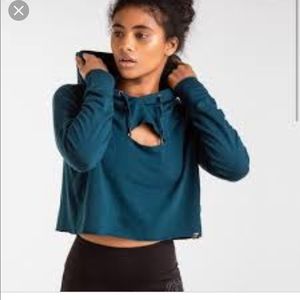 gym cropped hoodie
